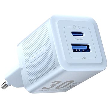 

Vention 2-Port USB (C + A) GaN Charger (30W/30W) EU-Plug Blue