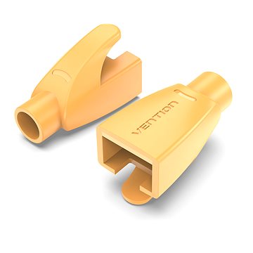 

Vention RJ45 Strain Relief Boots Orange PVC Type 100 Pack
