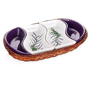 

BANQUET Sada 4ks misek LAVENDER 30.5cm A11656