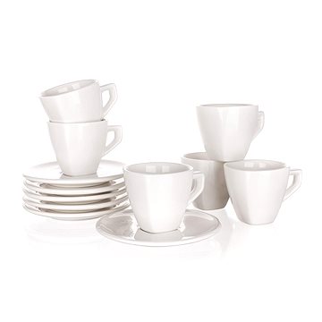 

BANQUET Sada šálků s podšálky 6ks 60ml ALBA A02882
