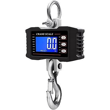 

Verk 17145 Elektronická závěsná váha, LCD, 500 kg, černá