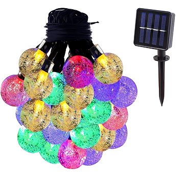 

Verk 12298 Solární dekorační řetěz girlanda 20 LED, 450 cm, Multicolor