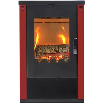 

VERSO Lheia, červená, 7 kW, kouřovod 150 mm