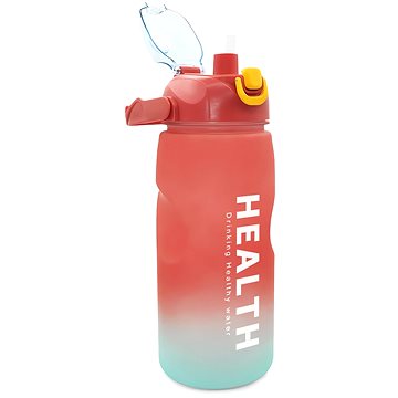 

Foxter 2572 Láhev na vodu s denním pitným režimem 1500 ml oranžovomodrá