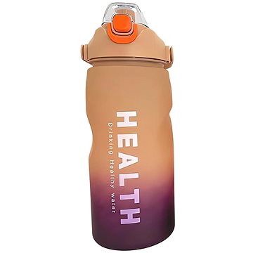 

Foxter 2572 Láhev na vodu s denním pitným režimem 1500 ml fialovohnědá