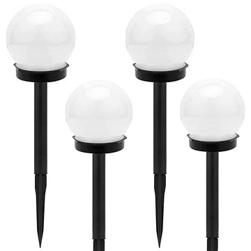 

Verk 12285 Zahradní solární lampa koule bílá, 10 cm, IP65, 4 ks