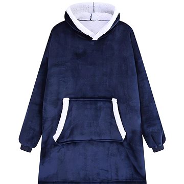 

Verk 24558 Televizní mikina s kapucí, oversize, tmavě modrá