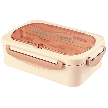 

Verk 07270 Svačinový box s příborem 1000 ml, růžový