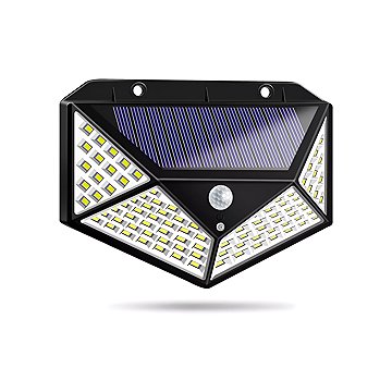 Verk 24240 Solární venkovní 100 LED SMD osvětlení s pohybovým senzorem