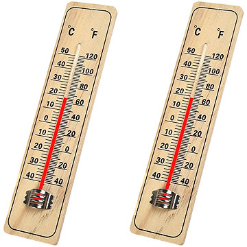 

Verk 07183 Teploměr venkovní 21 cm dřevěný, 2 ks