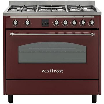 

Vestfrost VC-993wnPBR Plynový sporák s elektrickou troubou
