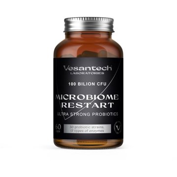 

Vesantech MICROBIOME RESTART, obnovení zdravé střevní flóry, 60 vegan kapslí