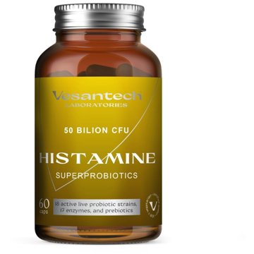 

Vesantech HISTAMINE, podpora rovnováhy trávení, 60 vegan kapslí