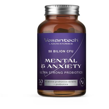 

Vesantech MENTAL & ANXIETY, soustředění a pohoda, 30 vegan kapslí