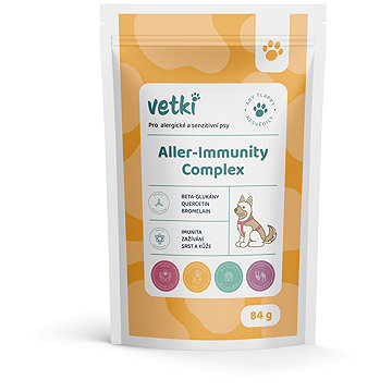 

vetki Aller-Immunity Complex, Komplex imunita, zažívání, srst a kůže 84 g