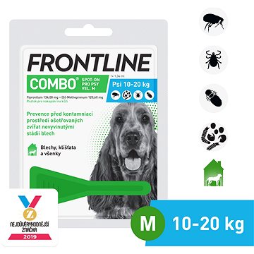 Frontline combo spot - on pro psy M (10 - 20 kg) - Antiparazitní pipeta