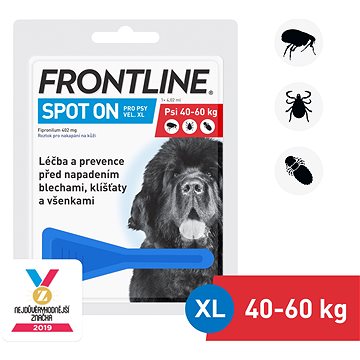 Frontline spot - on pro psy XL (40 - 60 kg) - Antiparazitní pipeta