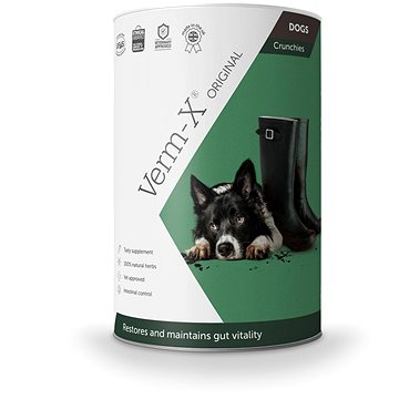 

Verm-X Přírodní granule proti střevním parazitům pro psy 100 g
