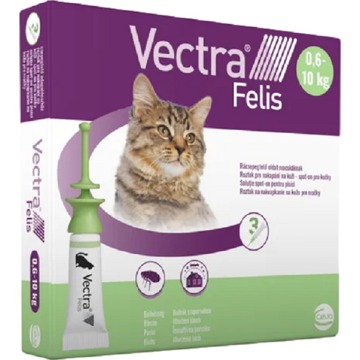

Vectra Felis spot-on pro kočky sol 3 x 0,9 ml