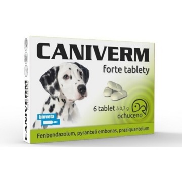 

Caniverm forte 0,7 g 6 tbl