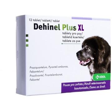 

Dehinel Plus XL tablety pro psy 12 ks