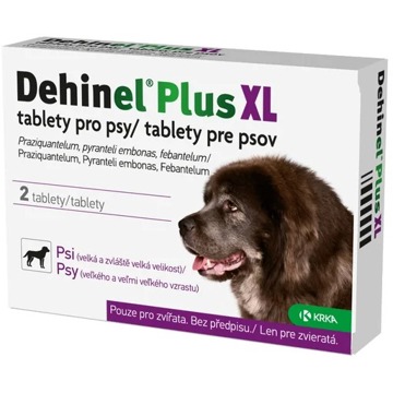 

Dehinel Plus XL tablety pro psy 2 ks