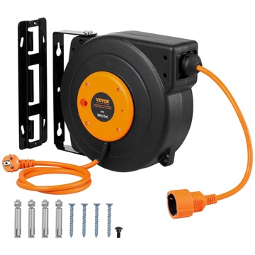 

Vevor Navíjecí prodlužovací kabel 1000 W 15m