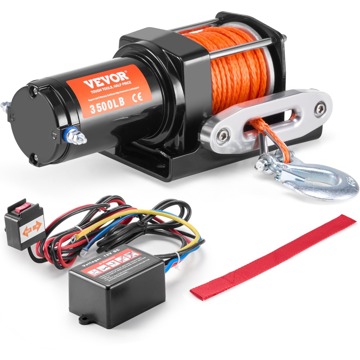 

Vevor Elektrický naviják na auto se syntetickým lanem 1580 kg