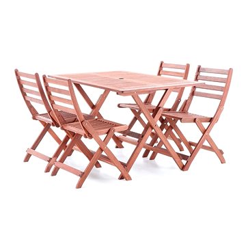 

V-GARDEN Set zahradního nábytku VeGA SET 4 1stůl+4židle