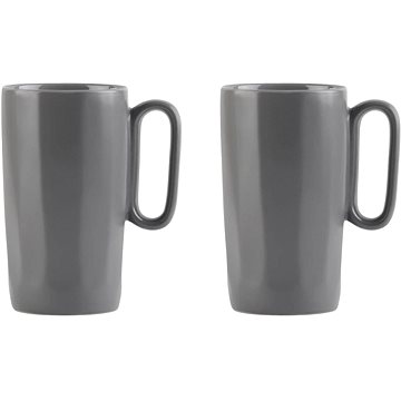 

Vialli Design Hrnek keramický, 330 ml, 2 ks, šedý_FUORI 30077