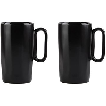 

Vialli Design Hrnek keramický, 330 ml, 2 ks, černý_FUORI 30084