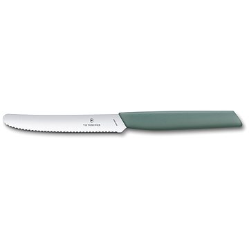 

Victorinox Swiss Modern Nůž na rajčata 11 cm šalvějově zelený