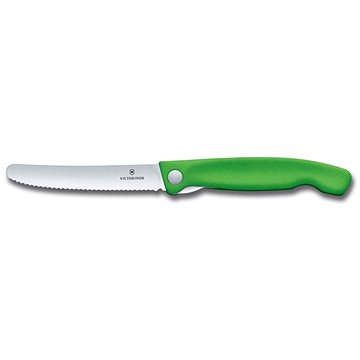 

Victorinox skládací svačinový nůž Swiss Classic, zelený, vlnkované ostří 11cm