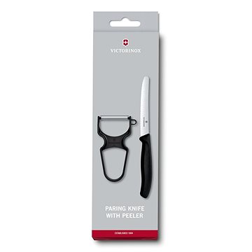 

Victorinox Sada nože s univerzální škrabkou v černá