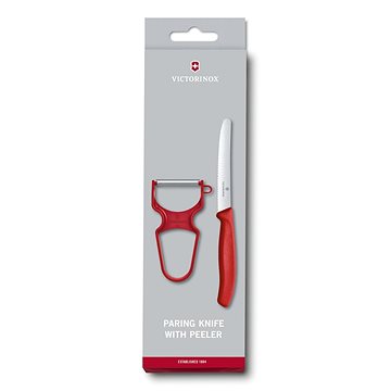 

Victorinox Sada nože s univerzální škrabkou červená