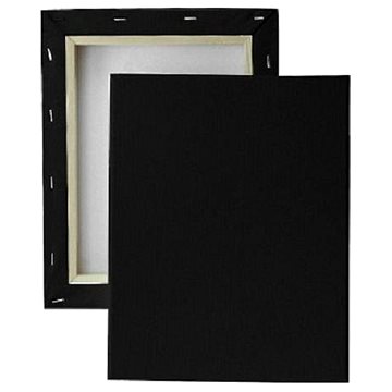 Vikpap Plátno na rámu 40 × 50 cm 280 g černé