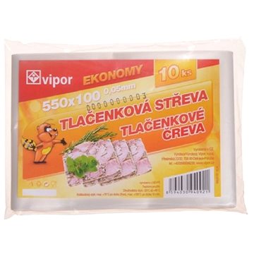 

Vipor Tlačenková střeva 10 × 55 cm, 50 mc, 10 ks