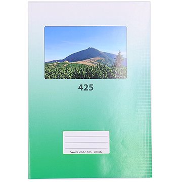 Vikpap 425, A4 čtverečkovaný, 20 listů