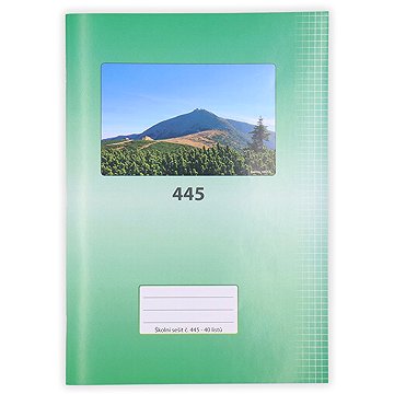 Vikpap 445, A4 čtverečkovaný, 40 listů