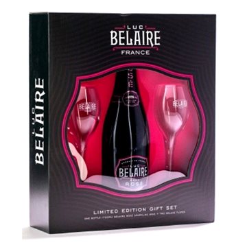 Luc Belaire Rare Rosé 0,75l 12,5% + 2x sklo GB L.E. - Šumivé víno