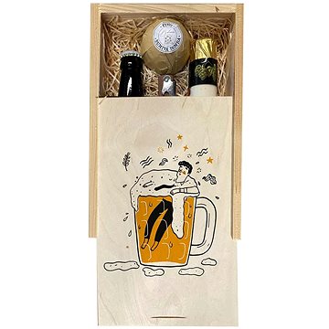 

BOHEMIA GIFTS Dárková dřevěná bedna - pro Pivaře
