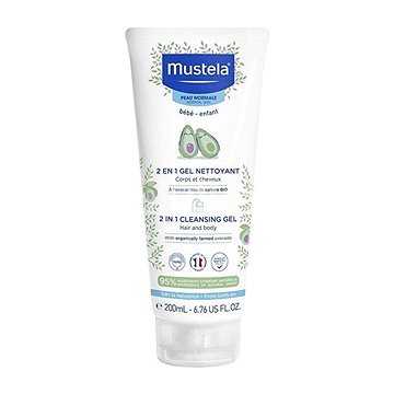 

Mustela Dětský sprchový gel na tělo a vlasy (2 in 1 Cleansing Gel) 200 ml