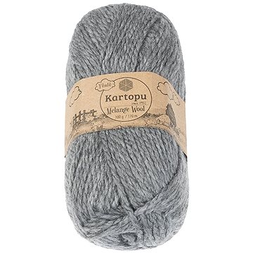 

BELLATEX Melange Wool 100 g - 1002 šedá