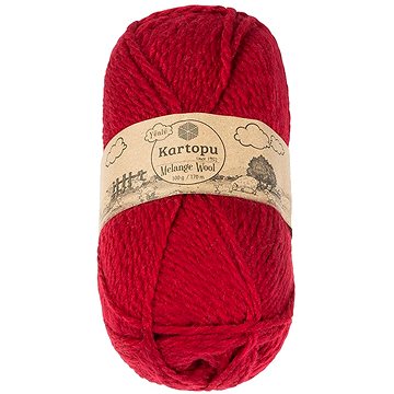

BELLATEX Melange Wool 100 g - 2117 červená