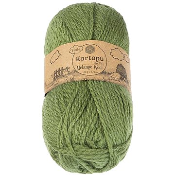

BELLATEX Melange Wool 100 g - 430 zelená
