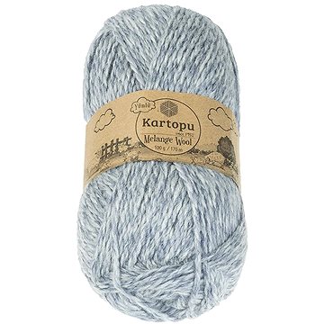 

BELLATEX Melange Wool 100 g - 9001 melír modrý
