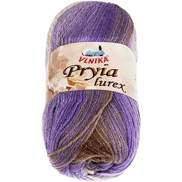 

BELLATEX Příze Pryia lurex 100 g - 310 fialová, hnědá