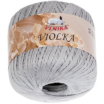 

BELLATEX Příze Violka 50 g - 109 světle šedá
