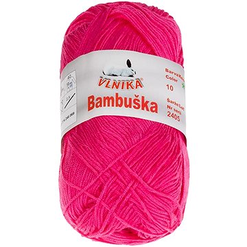 

BELLATEX Příze Bambuška 50 g - 10 sytá růžová