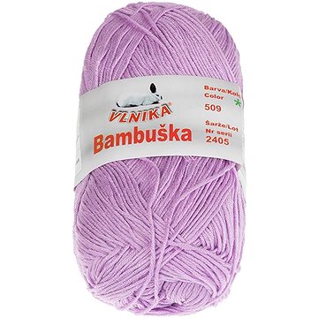 

BELLATEX Příze Bambuška 50 g - 509 světle fialová